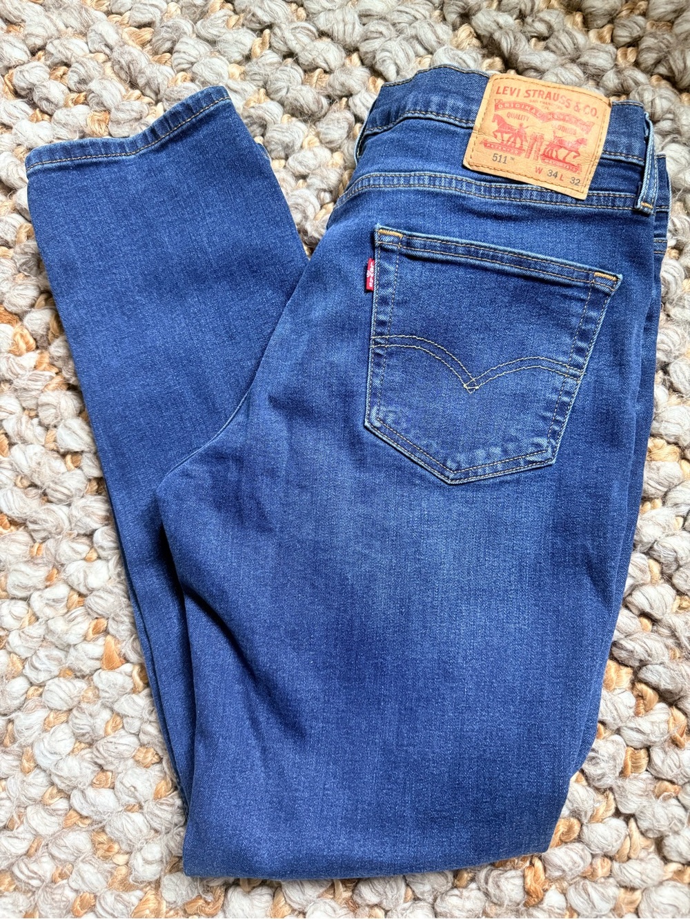 Levi's Men's Dark Blue Skinny Jeans - Classic 511 Fit